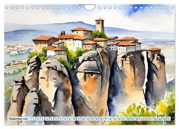 Produktbild: Kalimera Griechenland (Wandkalender 2026 DIN A4 quer), CALVENDO Monatskalender