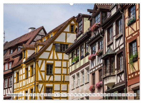 Produktbild: N&Uuml;RNBERG Historisches Stadtherz (Wandkalender 2026 DIN A2 quer), CALVENDO Monatskalender