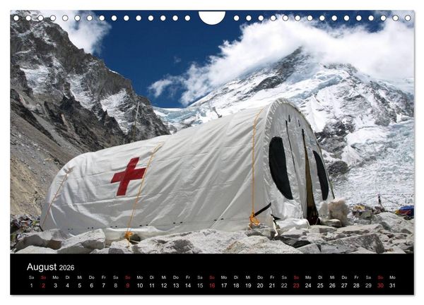 Produktbild: Majest&auml;tische Bergwelten - Der Everest Trek (Wandkalender 2026 DIN A4 quer), CALVENDO Monatskalender
