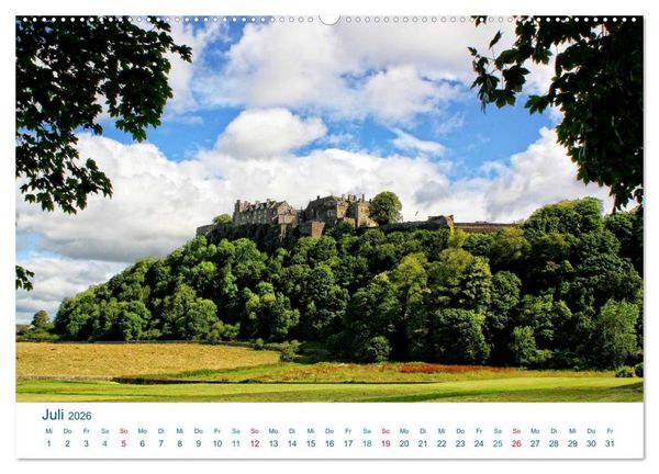 Produktbild: Schottlands S&uuml;den 2026. Impressionen zwischen Edinburgh, Loch Ness und Isle of Skye (Wandkalender 2026 DIN A2 quer), CALVENDO Monatskalender