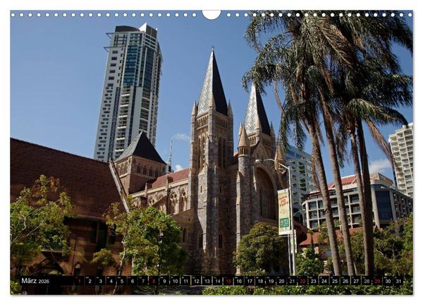 Produktbild: Brisbane (Wandkalender 2026 DIN A3 quer), CALVENDO Monatskalender