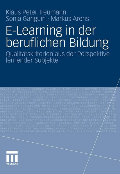 Produktbild: E-Learning in der beruflichen Bildung