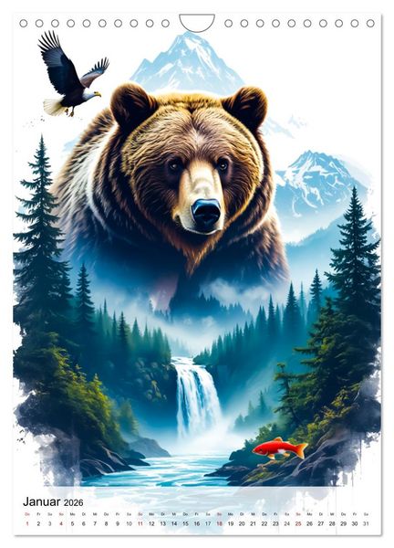 Produktbild: Im Bann der Wildnis (Wandkalender 2026 DIN A4 hoch), CALVENDO Monatskalender