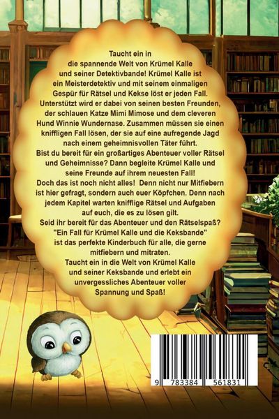 Produktbild: Das verschwundene Zauberbuch - Ein Fall f&uuml;r Kr&uuml;mel Kalle und die Keksbande