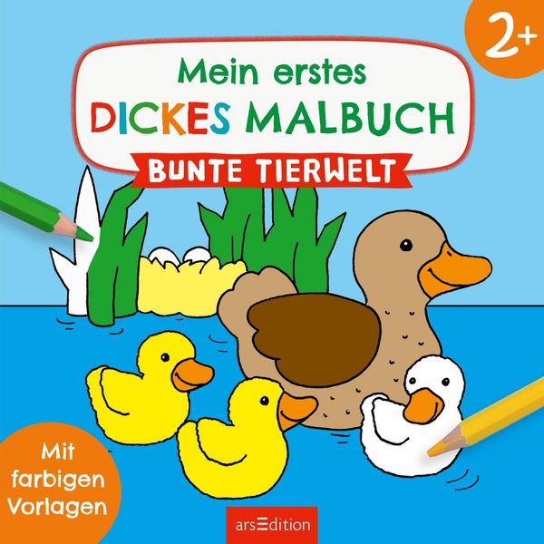 Produktbild: Mein erstes dickes Malbuch ab 2 &ndash; Bunte Tierwelt