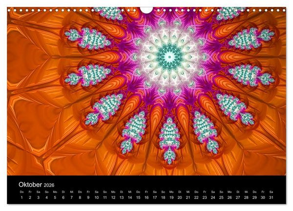 Produktbild: mandala-art (Wandkalender 2026 DIN A3 quer), CALVENDO Monatskalender