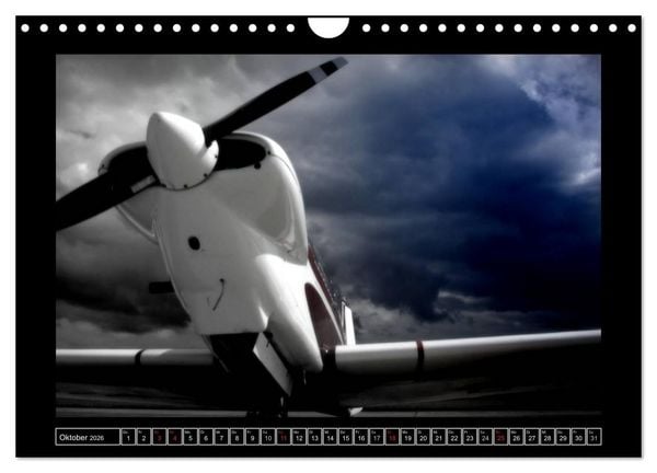 Produktbild: Farbe rund ums Flugzeug! (Wandkalender 2026 DIN A4 quer), CALVENDO Monatskalender