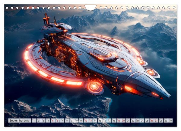 Produktbild: SCIENCE-FICTION Leben auf fernen Planeten (Wandkalender 2026 DIN A4 quer), CALVENDO Monatskalender