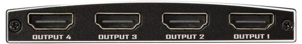 Produktbild: SpeaKa Professional SP-HDMIS-230 4 Port HDMI-Splitter Ultra HD-f&auml;hig 3840 x 2160 Pixel Schwarz