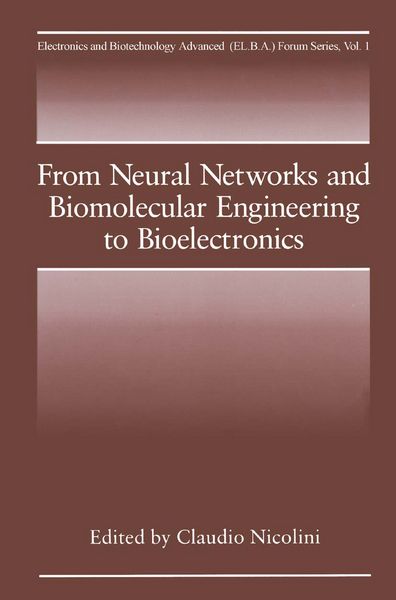 Produktbild: From Neural Networks and Biomolecular Engineering to Bioelectronics