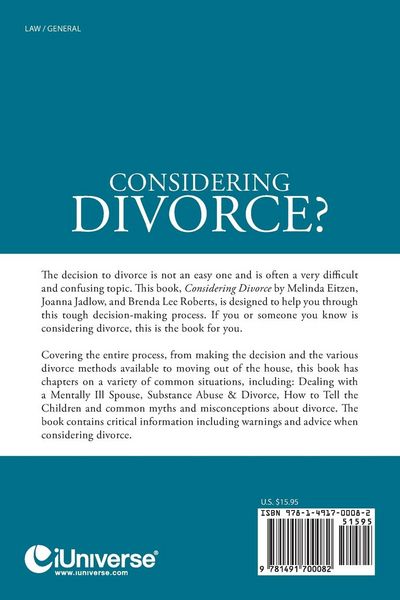 Produktbild: Considering Divorce?