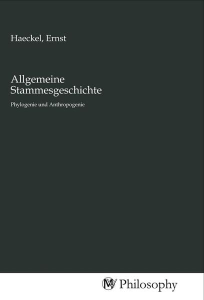 Produktbild: Allgemeine Stammesgeschichte