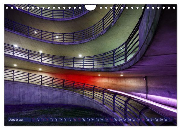 Produktbild: Funktion und &Auml;sthetik - Architektur f&uuml;r Mobilit&auml;t (Wandkalender 2026 DIN A4 quer), CALVENDO Monatskalender