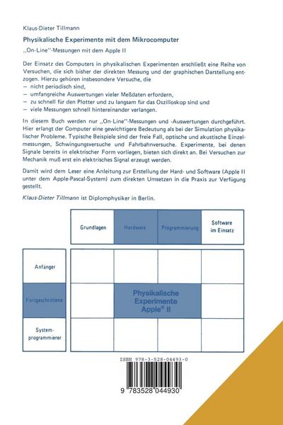 Produktbild: Physikalische Experimente mit dem Mikrocomputer