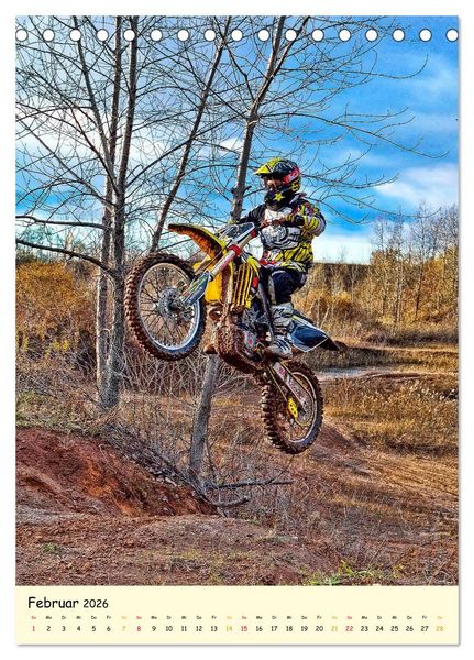 Produktbild: Motocross - einfach cool (Tischkalender 2026 DIN A5 hoch), CALVENDO Monatskalender