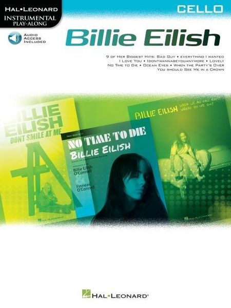Billie Eilish Instrumental Play-Along Book/Online Audio for Cello, Taschenbuch von Billie Eilish, Hal Leonard Corporation, 9781540092168