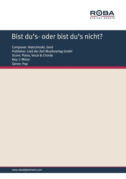 Produktbild: Bist du's- oder bist du's nicht?