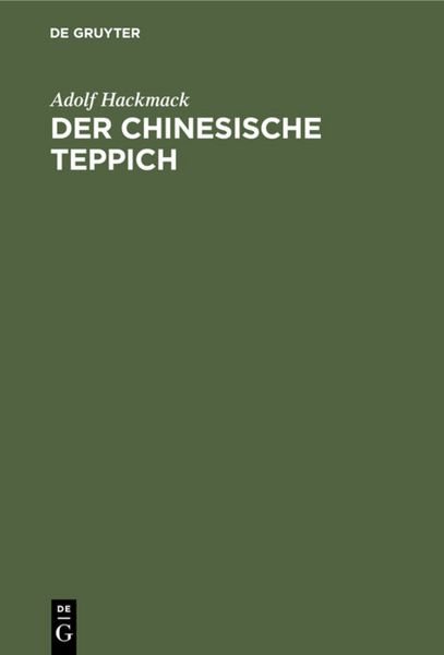 Produktbild: Der chinesische Teppich