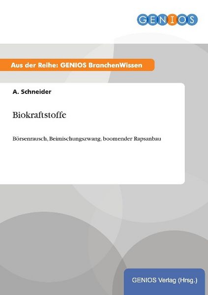 Produktbild: Biokraftstoffe