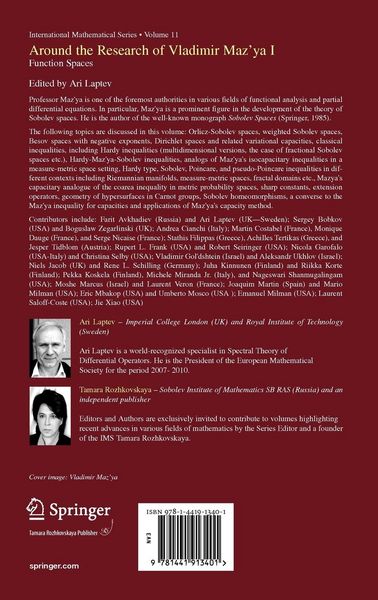 Produktbild: Around the Research of Vladimir Maz'ya I
