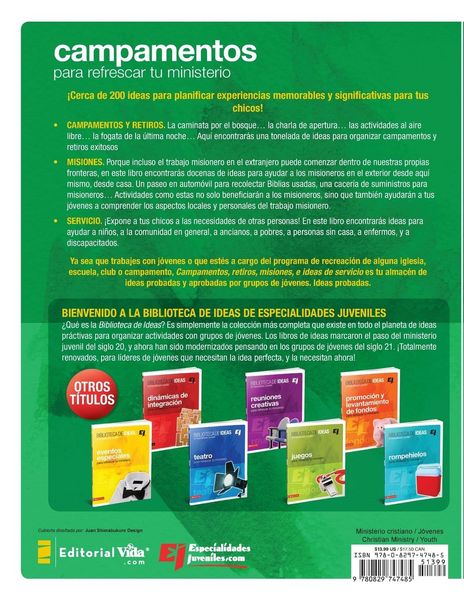 Produktbild: La Campamentos, Retiros, Misiones E Ideas de Servicio