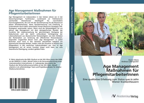 Produktbild: Age Management Ma&szlig;nahmen f&uuml;r PflegemitarbeiterInnen