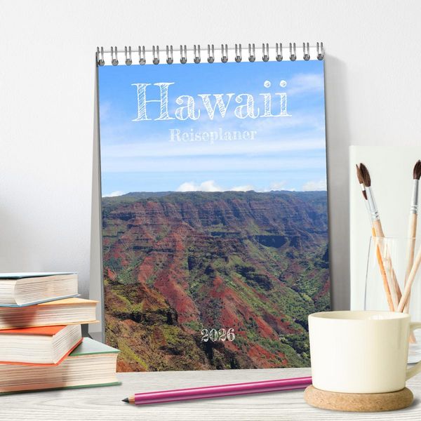 Produktbild: Hawaii - Reiseplaner (Tischkalender 2026 DIN A5 hoch), CALVENDO Monatskalender