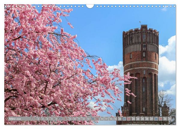 Produktbild: L&uuml;neburg - Eine mittelalterliche und romantische Hansestadt (Wandkalender 2026 DIN A3 quer), CALVENDO Monatskalender