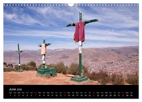 Produktbild: Peru - from the Andes to the Amazon / UK-Version (Wall Calendar 2026 DIN A3 landscape), CALVENDO 12 Month Wall Calendar