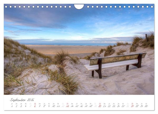 Produktbild: Amrum - Eine farbenfrohe Insellandschaft (Wandkalender 2026 DIN A4 quer), CALVENDO Monatskalender