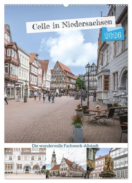 Produktbild: Celle in Niedersachsen (Wandkalender 2026 DIN A2 hoch), CALVENDO Monatskalender
