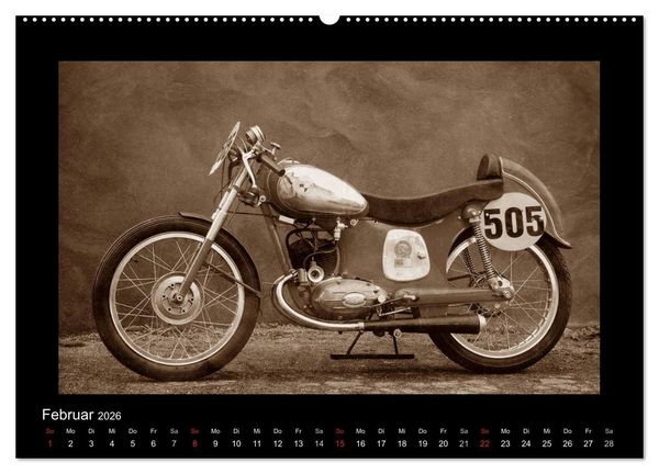 Produktbild: Motorrad Oldtimer aus &Ouml;sterreich (hochwertiger Premium Wandkalender 2026 DIN A2 quer), Kunstdruck in Hochglanz