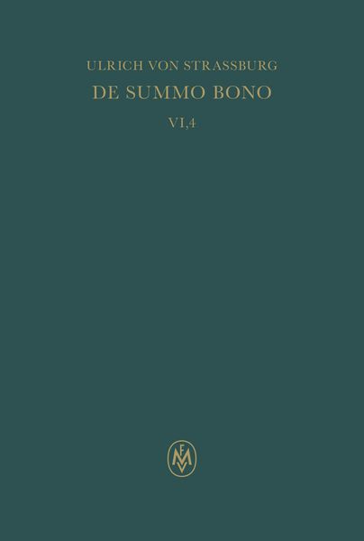 Produktbild: De summo bono, liber VI, tractatus 4, 16 - 5, 1. Index rerum notabilium