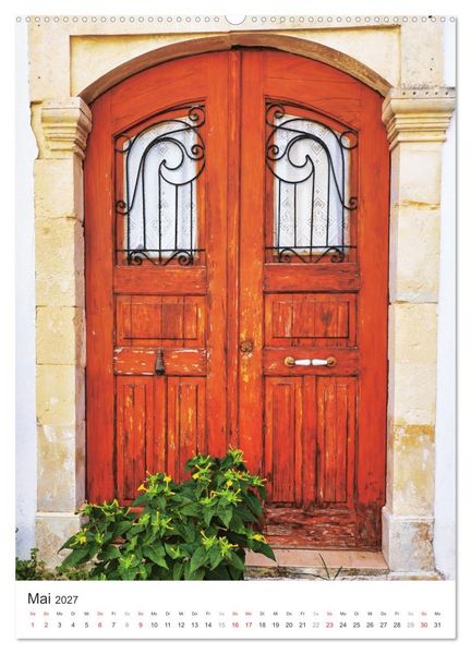Produktbild: Kreta, deine T&uuml;ren (Wandkalender 2027 DIN A2 hoch), CALVENDO Monatskalender