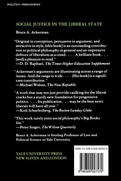 Produktbild: Social Justice in the Liberal State