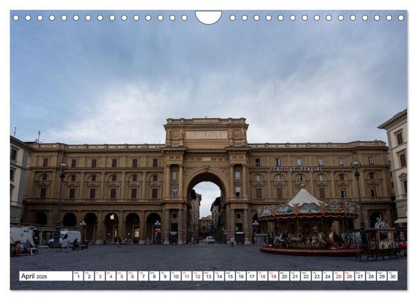 Produktbild: Tuscan cities on the road - Travel along the Florence-Pisa-Livorno freeway (Wall Calendar 2026 DIN A4 landscape), CALVENDO 12 Month Wall Calendar