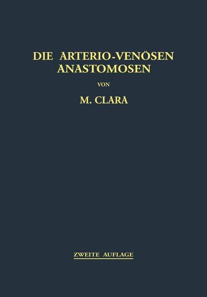 Produktbild: Die Arterio-Ven&ouml;sen Anastomosen