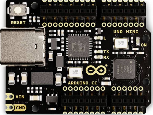 Produktbild: Arduino ABX00062 Board UNO Mini Limited Edition Core ATMega328