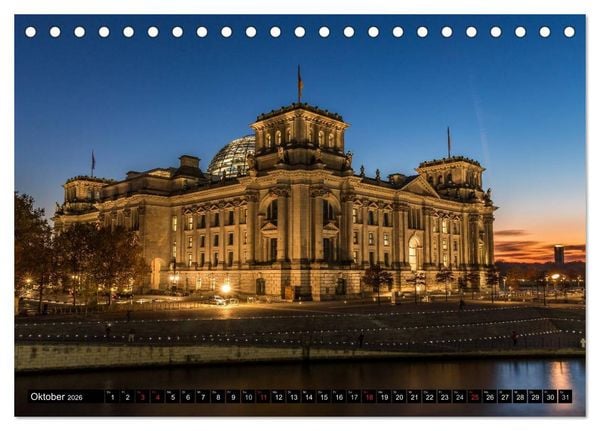 Produktbild: Berlin - Bilder einer Metropole (Tischkalender 2026 DIN A5 quer), CALVENDO Monatskalender
