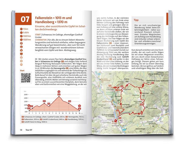 Produktbild: KOMPASS Wanderf&uuml;hrer Wiener Hausberge, 60 Touren mit Extra-Tourenkarte