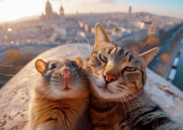 Produktbild: Postkartenblock Crazy Cats