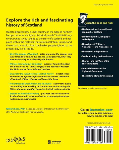 Produktbild: Scottish History For Dummies