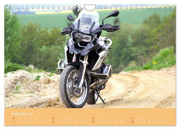 Produktbild: Freude an - Spa&szlig; mit der BMW GS (Wandkalender 2026 DIN A4 quer), CALVENDO Monatskalender