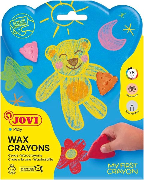 Produktbild: JOVI - L'OURS MAGIQUE Wachsmalstifte, 8er Set