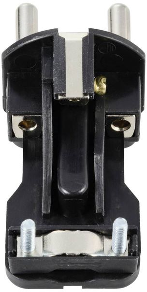Produktbild: Sygonix SY-5806884 Schutzkontaktstecker Gummi 250 V/AC Schwarz IP44