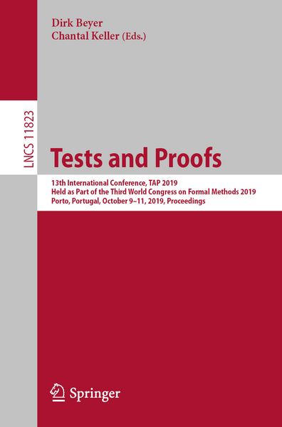 Produktbild: Tests and Proofs