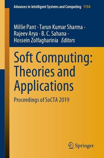Produktbild: Soft Computing: Theories and Applications