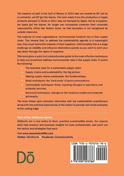Produktbild: Building a Sustainable Supply Chain