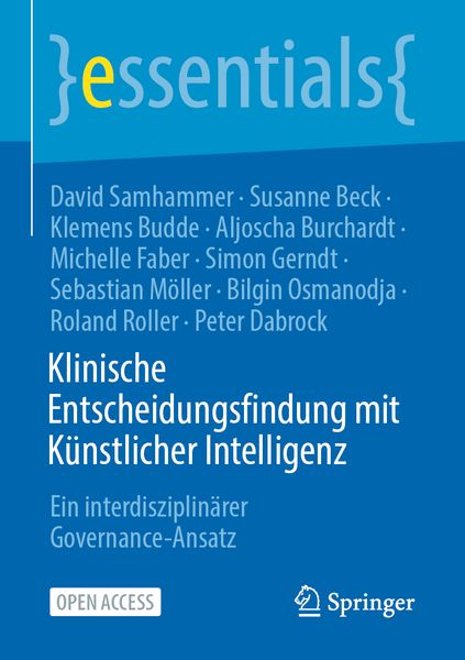 Produktbild: Klinische Entscheidungsfindung mit K&uuml;nstlicher Intelligenz