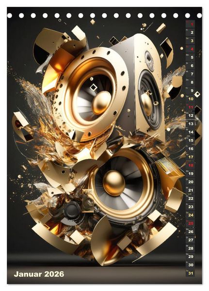 Produktbild: LAUT STARK EXPLOSIV (Tischkalender 2026 DIN A5 hoch), CALVENDO Monatskalender